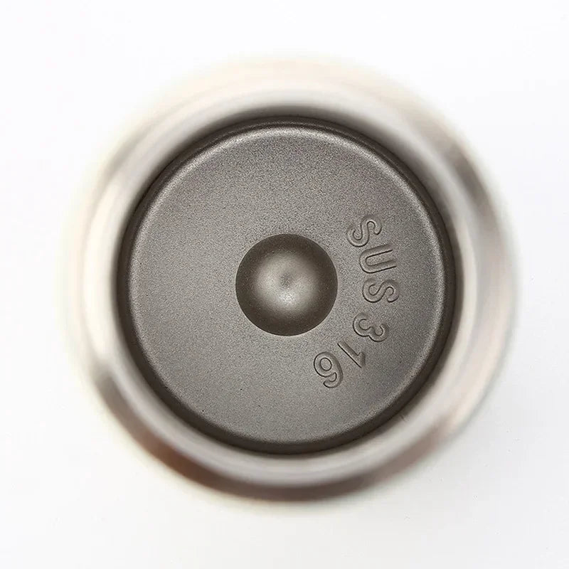 180Ml Bullet Pocket Mini Cute Wood Grain Stainless Steel Thermos Cup Coffee Travel Mug Small Fresh Portable  Outdoor Coffee Cup