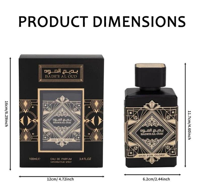 100ml original high quality noble selected eau de toilette unisex perfume spray fragrance lasting arabian dubai glory