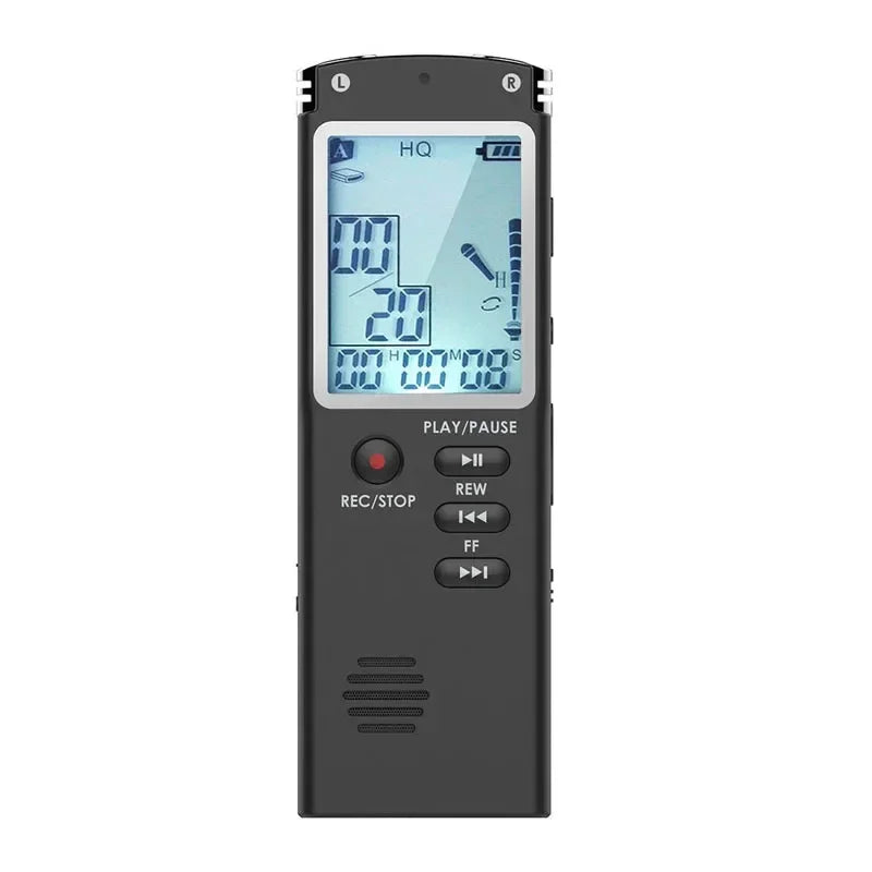 Voice Recorder - Voice Activated Recorder with Earphone & USB Charge Cable, Digital Voice Recorder with Playback for Lectures &