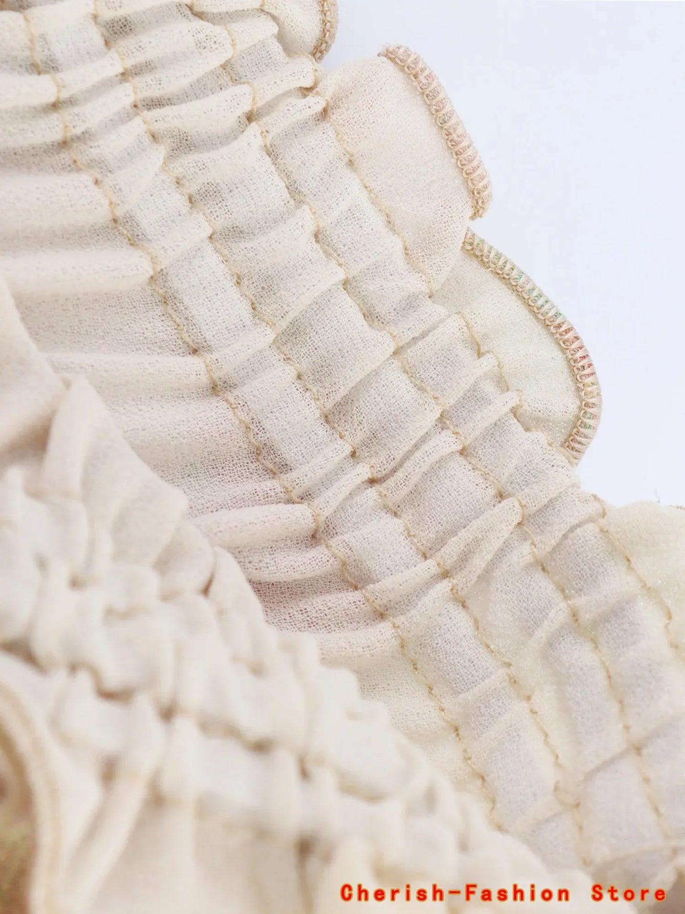 French Style Floral Lace A- Line Skirt Spring Autumn Women's New Style Ruffled Skirt Printed Half-length Skirt Polyester Fibe