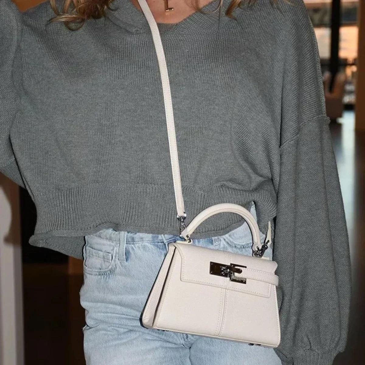 Handbag trapezoidal bag designer elise new fashion messenger commuter