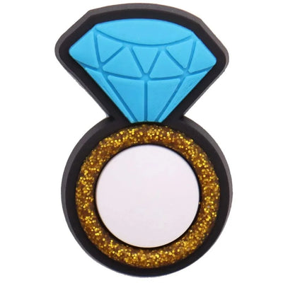 1PCS Lightning Alien Rings Stars Shiny PVC Shoe Charms Accessories Sandal Buckle Ornament DIY Wristbands Kid Gift