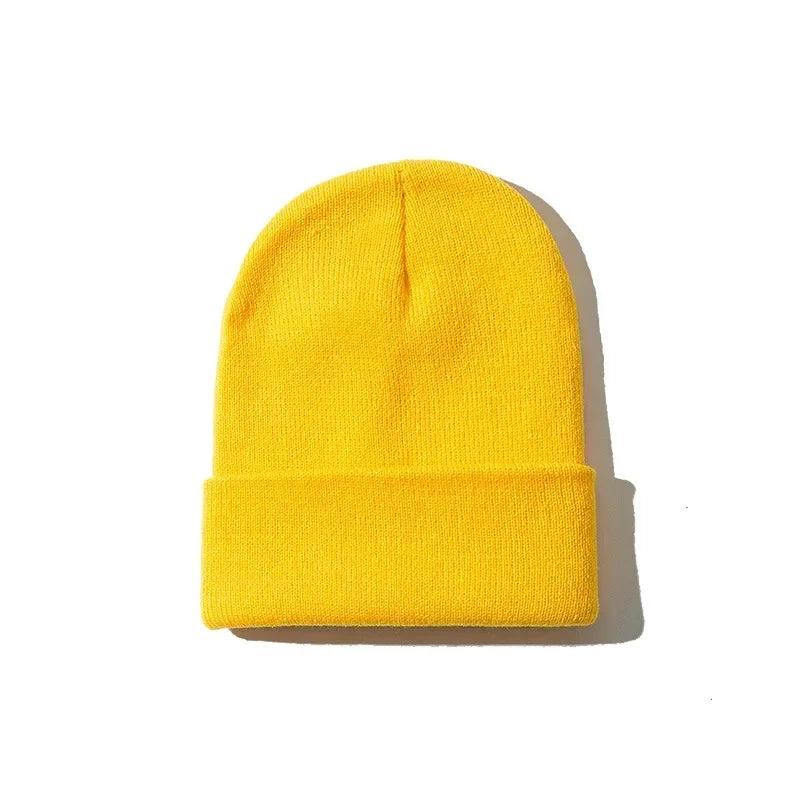 2019 Winter Hats for Woman Beanies Knitted Solid Cute Hat Girls Autumn Female Beanie Caps Warmer Bonnet Ladies Casual Cap Man