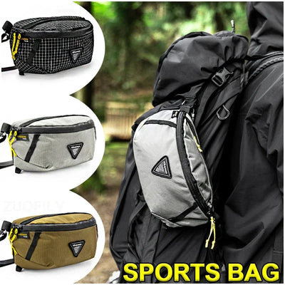 Waist Bag Outdoor Sports Mountaineering Cycling Mobile Bag Backpack Expansion Pack Travel Hiking Lightweight Equipment Belt Bags