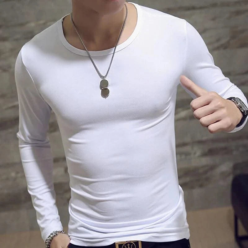 Tennis T Shirts Men Long Sleeve T-Shirt Sportswear Fitness T Shirts for Men Slim Fit T Shirts Designer Solid Tees Tops