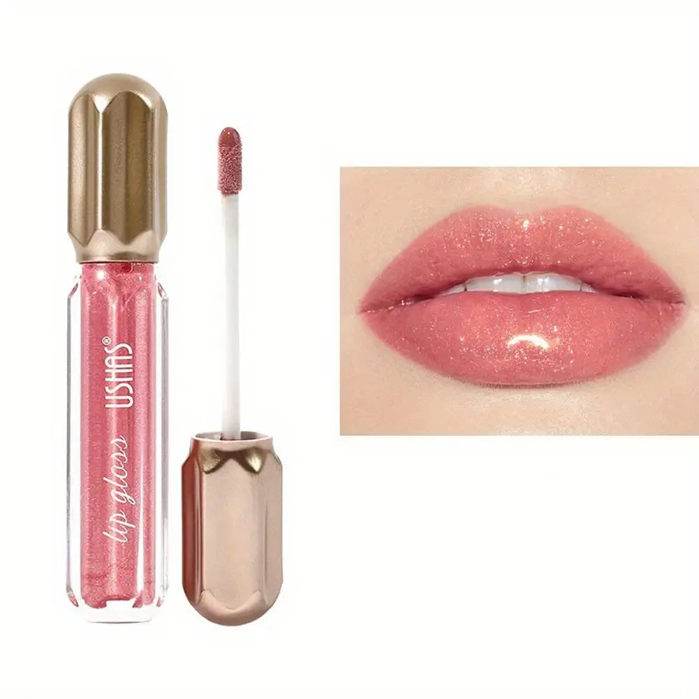 Mirror Pearl Lip Gloss Waterproof Long Lasting Moisturizing Lipstick Shine Glitter Lip Gloss Women Makeup Cosmetic