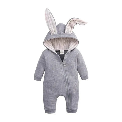 Cute Rabbit Ears Hooded Baby Rompers/Jumpsuit  Costume |Infant Baby Outfits Boys Girls  Newborn Clothing