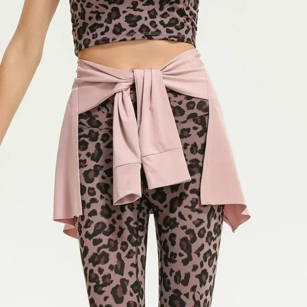 Gym Skirt Wrap Covering Buttocks Workout Fitness Wear Dance Ballet Skirts for Women Sport Yoga Dress Short Thigh Cover Skirt