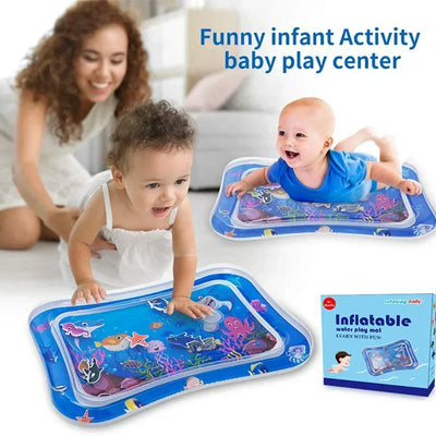 Summer Toys Baby Water Mat PVC Inflatable Cushion Infant Toddler Water Play Mat for Children Early Education Developing Baby Toy