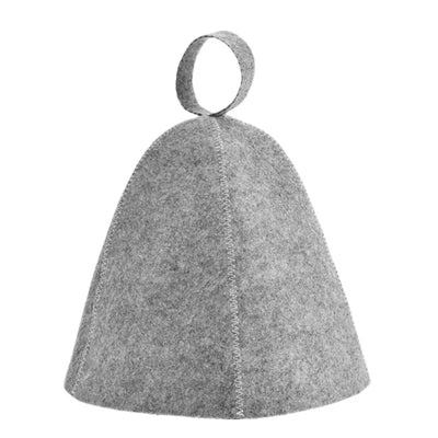New Cute Russian Sauna Caps With Spot Printing Fashion Felt Sauna Hats with Hanging Loop