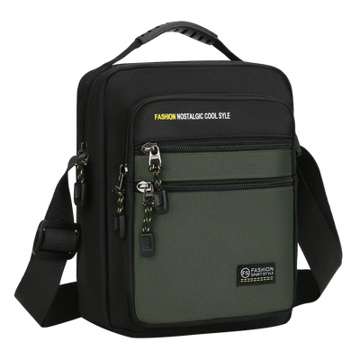 Men Crossbody Bag Single Shoulder Bags Big Capacity Storage Bag Fashion Multi-Pockets Business Crossbody Bags