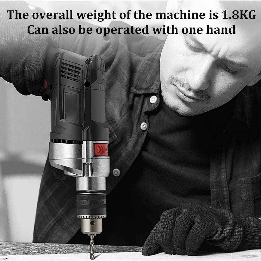 780W Multifunctional household hand drill High-power impact drill Electric screwdriver Wood, steel, wall drilling tools