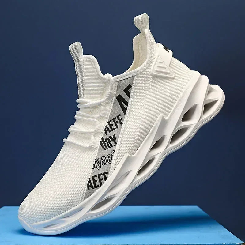 Breathable Mesh Running Shoes High Quality Athletic 2025 Sneakers for Men Outdoor Casual Shoe Male Footwear Lace Up Walking Shoe