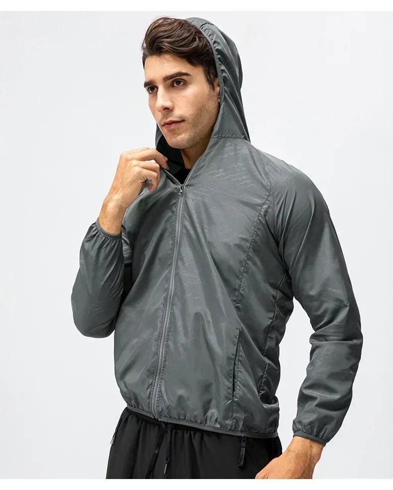 Spring windbreaker jackets for men women coat sun protection quick dry waterproof rain jacket