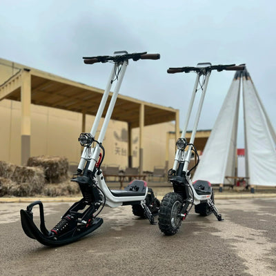 forElectric Snow Scooter with Removable Battery 15Ah/30Ah 48V 1500w Max Speed 50KM/H 2 Wheel Folding Snow Mobile Outdoor