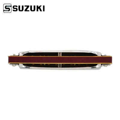 [12 Keys] Suzuki Diatonic Harmonica 1072 New Silver FolkMaster Gaita Standard 10 Hole Diatonic Harmonica Beginner Blues Harp