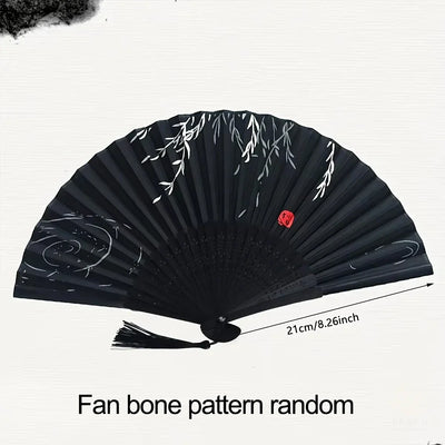 1pc-Elegant wooden folding hand fan favored by fans, favored by wedding parties and performances