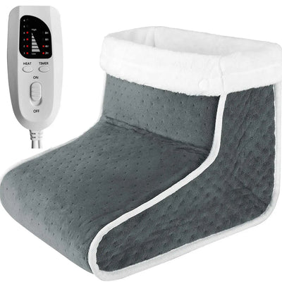Winter hot sale Electric Heated Foot Warmers  Super Soft Feet Heating Pad  6-Level Heating Foot  Boots for men and women