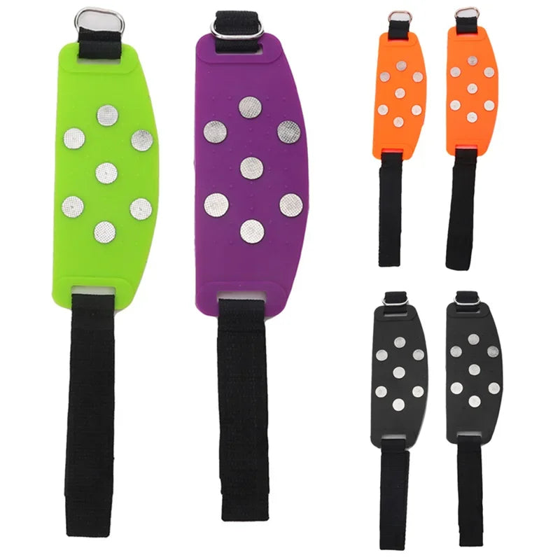 Ice Cleats Traction Crampons Overshoe Ice Snow Anti Slip Spikes Grips Ice Grippers for Adult Hiking Mountaineering Boots Winter