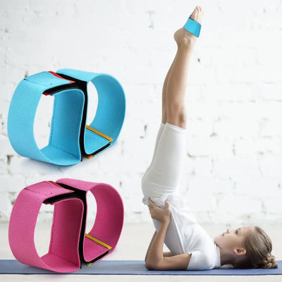 Elastic Gymnastics Sticky Toes Sticky Feet Together Adjustable Gymnastics Tumbling Trainer Foot Alignment Ankle Straps