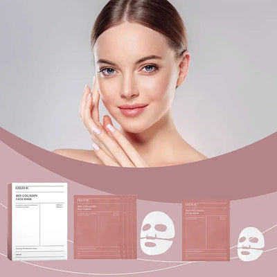 1/5 PCs Bio Collagen Face Mask Shrink Pores Deep Hydrating Overnight Mask Moisturizing Refreshing Brightening Face Skin Care