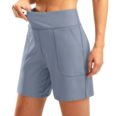 Seamless Sport Shorts For Women Summer Elastic Scrunch High Waist Push Up Tummy Control Gym Fitness Workout Yoga Shorts