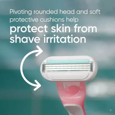 Women's 3-layer safety razor blade for facial/leg/armpit/bikini line beauty hair removal shaver