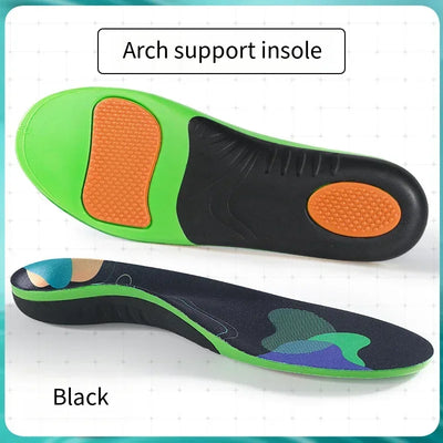 Orthopedic Arch Support Insoles for Plantar Fasciitis Flat Feet  Shock Absorption Shoe Inserts for Sport Shoes  Pain Relief Pads