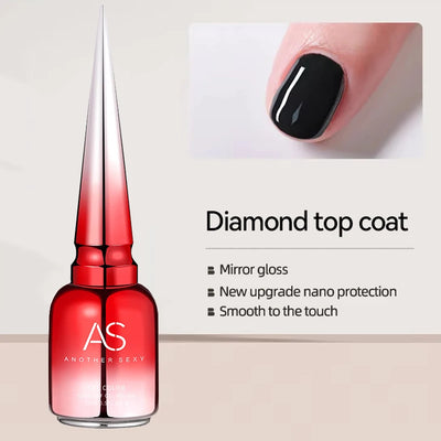 AS Self Leveling Nail Gel Polish 15ml Semi Permanent Reinforcement Nails Art Strong UV Multifunction Gel Top Base Varnish