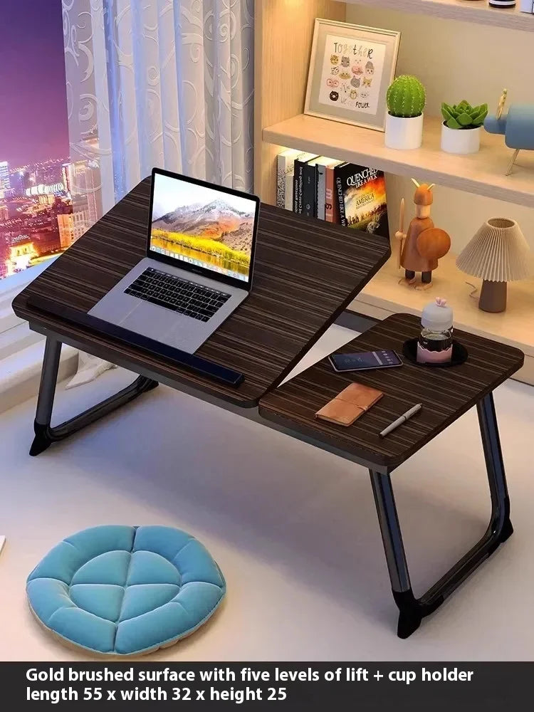 60cm Gaming Desk Home Folding Laptop Desk For Breakfast Bed Tray Height And Inclination Adjustable Folding Desk Tables Table