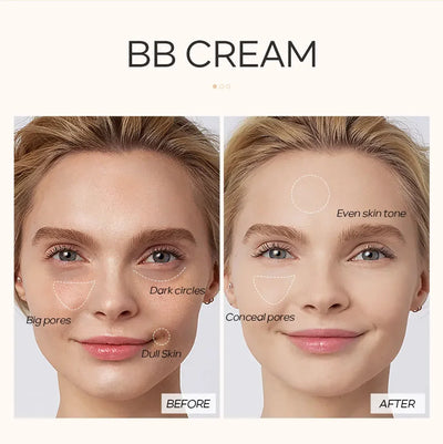 6-color optional concealer BB cream 30ml natural facial concealer primer