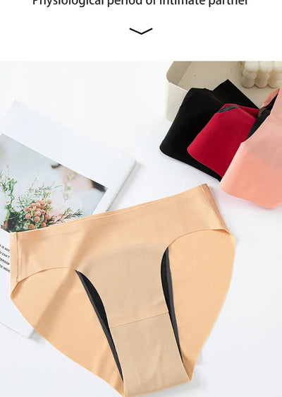 Menstrual Panties Women Underwear intimatePantsHighWaist Absorvent PadSeamless Super Absorbent Abundant  Flow BriefWithLeakProof