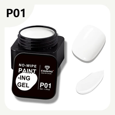 CHUNSU 3 In 1 Spider Gel Nail Polish No Wipe Functional UV Gel Creative Wire Drawing Liner Soak Off Magic Powder 5ML Clear  DIY