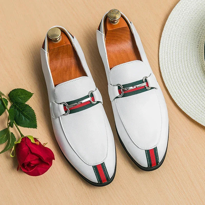 2024 high-end oversized men's Oxford shoes, breathable British wedding groom business soft sole casual shoes