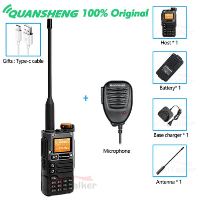 Quansheng UV K5 (8) Walkie Talkie Portable Am Fm Two Way Radio Commutator Station Amateur Ham Wireless Set Long Range Receiver