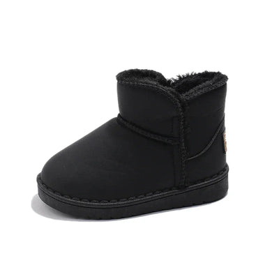 Kids Snow Boots for Boys Girls Thick Plush Children Thermal Ankle Boots Warm 2025 Autumn Winter Anti-skid Classic Fashion Boots