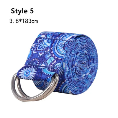 Multi-Colors Women Yoga Stretching Belt Fitness Men And Women Sports Accessories Resistance Hip Elastic Band