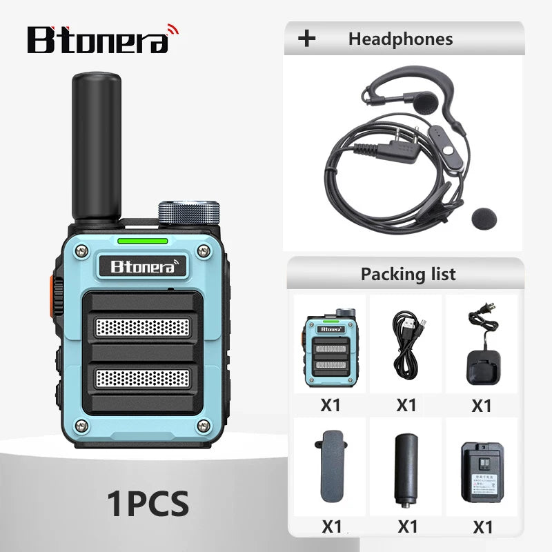 Mini Walkie Talkie BTDX 390 Portable Two Way Radio PMR446 FRS Radio Comunicador Long range Kids Walkie-Talkie for Hotel Business