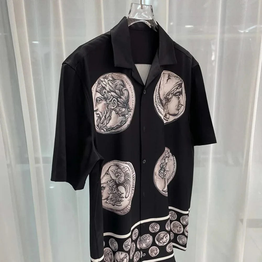 Summer Short Sleeved Shirt men's