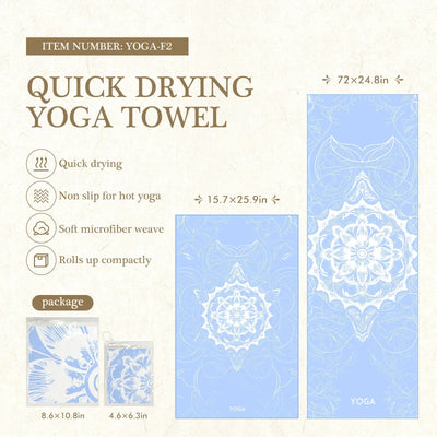 Eco-Friendly Yoga Mat Cover - Anti-Slip, Odor-Resistant, Lightweight, for Travel & Home Workouts - 필라테스 (Pilates)
