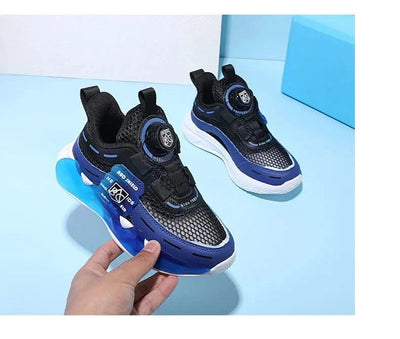 Children's school sports shoes breathable mat mesh casual anti slip easy to wear, suitable for boys and girls aged 5-10 years ol