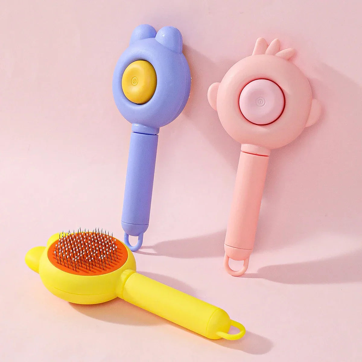 Pet  Hair Removal Cleaning Brushing Comb  One Click Cat Comb Massage Pet Beauty Cat Dog Floating Hair Massage Pet Comb