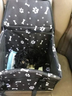 Pet Dog Car Carrier Seat Bag Waterproof Basket Folding Hammock Pet Carriers Bag For Small Cat Dogs Safety Travelling Mesh