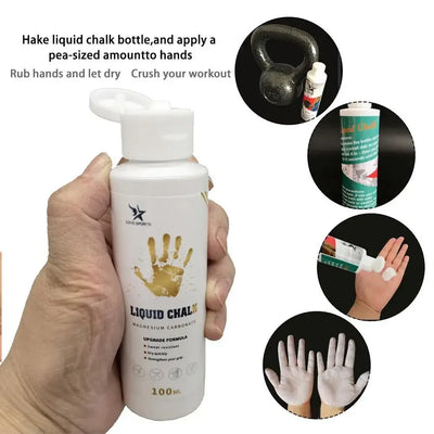 Chalk Magnesium Liquid Powder 50/100/200/250ML Anti-Slip Climbing Grip Enhancer Chalk For Football Tennis Golf Fitness Tools