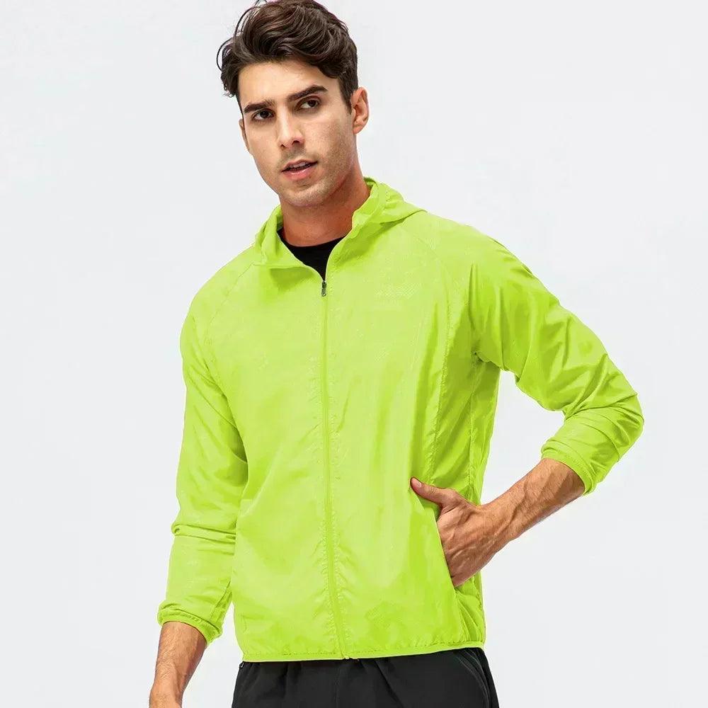 Spring windbreaker jackets for men women coat sun protection quick dry waterproof rain jacket
