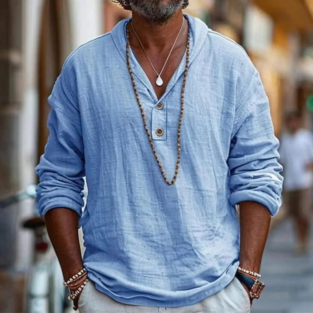 Casual Men's Long Sleeve T-shirts for Men Blouses Korean Trend Harajuku Loose T Shirts Spring Autumn Bottoming Shirts Soft