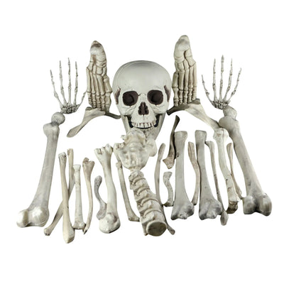 Halloween Human Skeleton Human Skeleton Halloween Horror Decorations Graveyard Decorations Haunted House Horror Skeleton Props