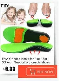 Kids Children 3D Orthopedic Insoles Arch Support insole for OX-Legs Flat Foot insoles Orthotic Pads Correction Health shoes pad