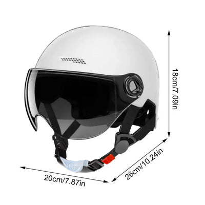 Motorcycle Helmet Bicycle Helmets for Men Women Adult Motorbike Scooter Helmet Ultralight Retro Scooter Hat Helmets Accessories