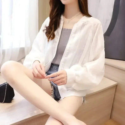 Bomber Jacket for Women Loose Short New in Baseball Aviator Coat